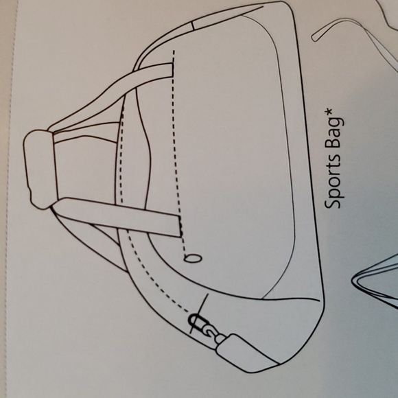 Royal Blue Sports bag, New Celebrating Home line. Should strap included. Handles - Picture 10 of 10